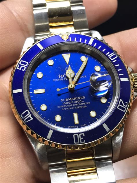 rolex submariner acero y oro|rolex submariner azul precio.